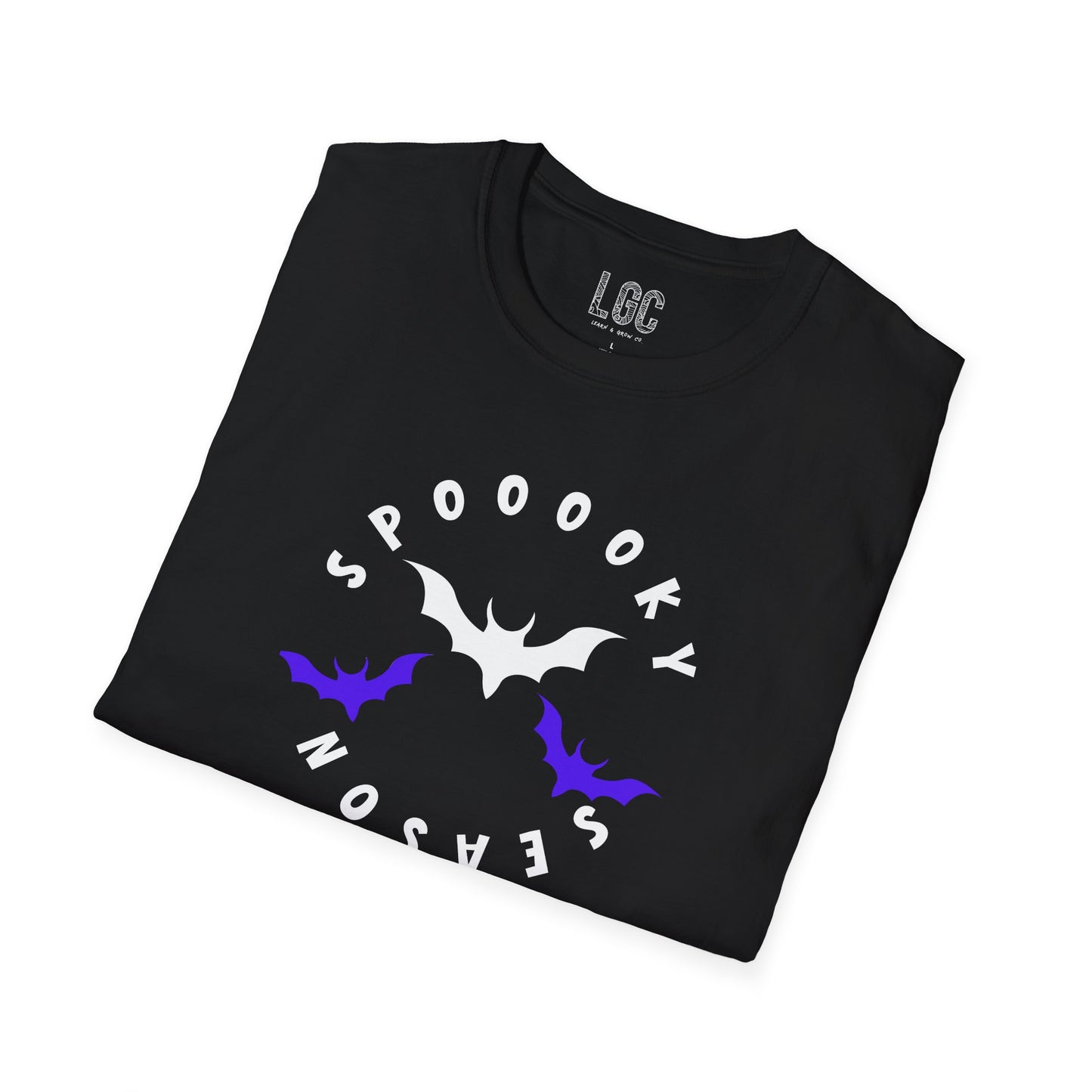 Spooky Season! Flying Bats Halloween Unisex T-Shirt for Parents with Cognitive Benefits for Baby