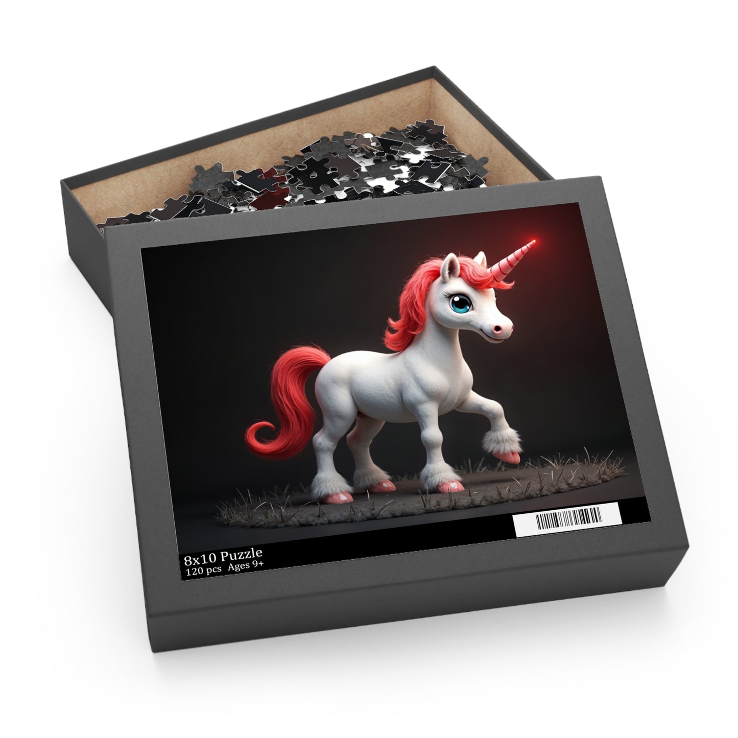 Whimsical Unicorn Puzzle - Enchanting 120-Piece Jigsaw for All Ages, Fun Gift, Family Activity, Rainy Day Fun, Birthday Puzzle
