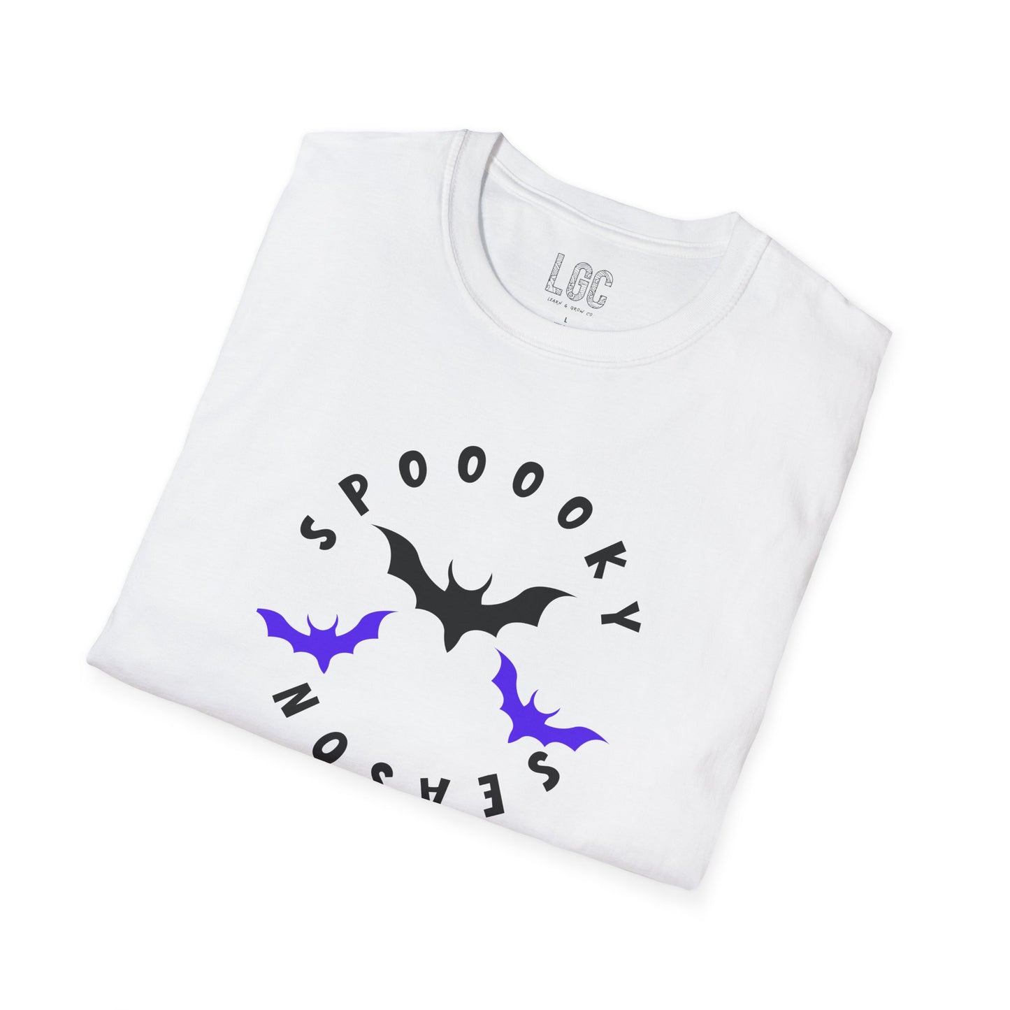 Spooky Season! Flying Bats Halloween Unisex T-Shirt for Parents with Cognitive Benefits for Baby