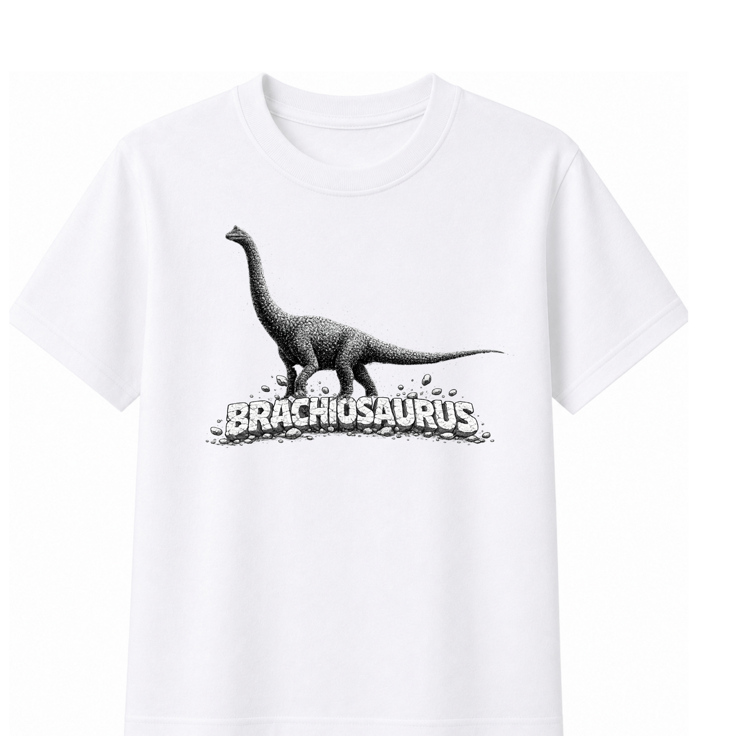 3D Touch Brachiosaurus Dinosaur T-Shirt
