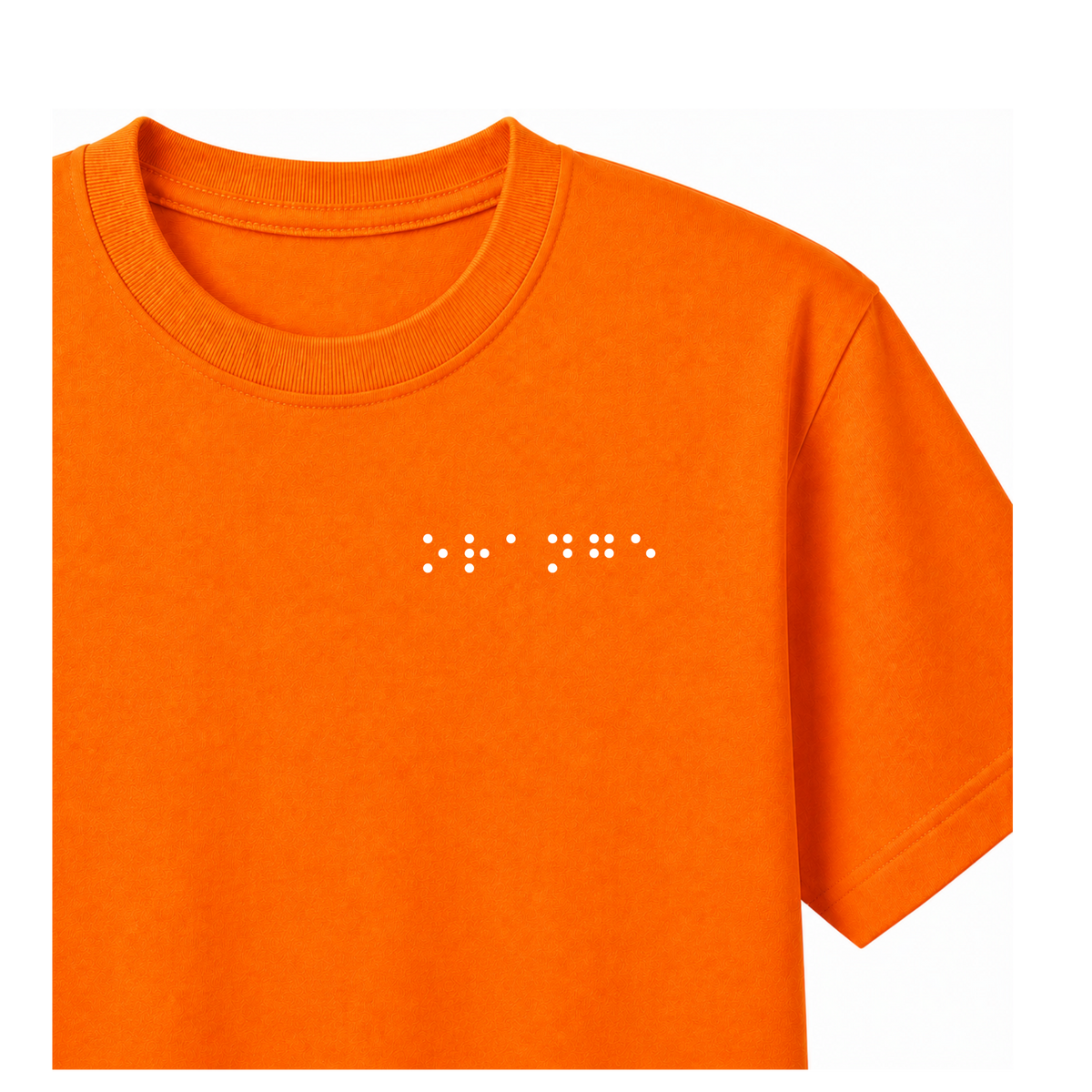 Orange Braille T-Shirt