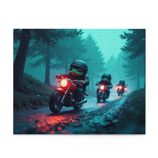 Motorcycle Adventure Puzzle | 120-Piece Jigsaw | Fun Family Activity, Perfect Gift for Riders, Puzzle Lovers, Game Night, [...]