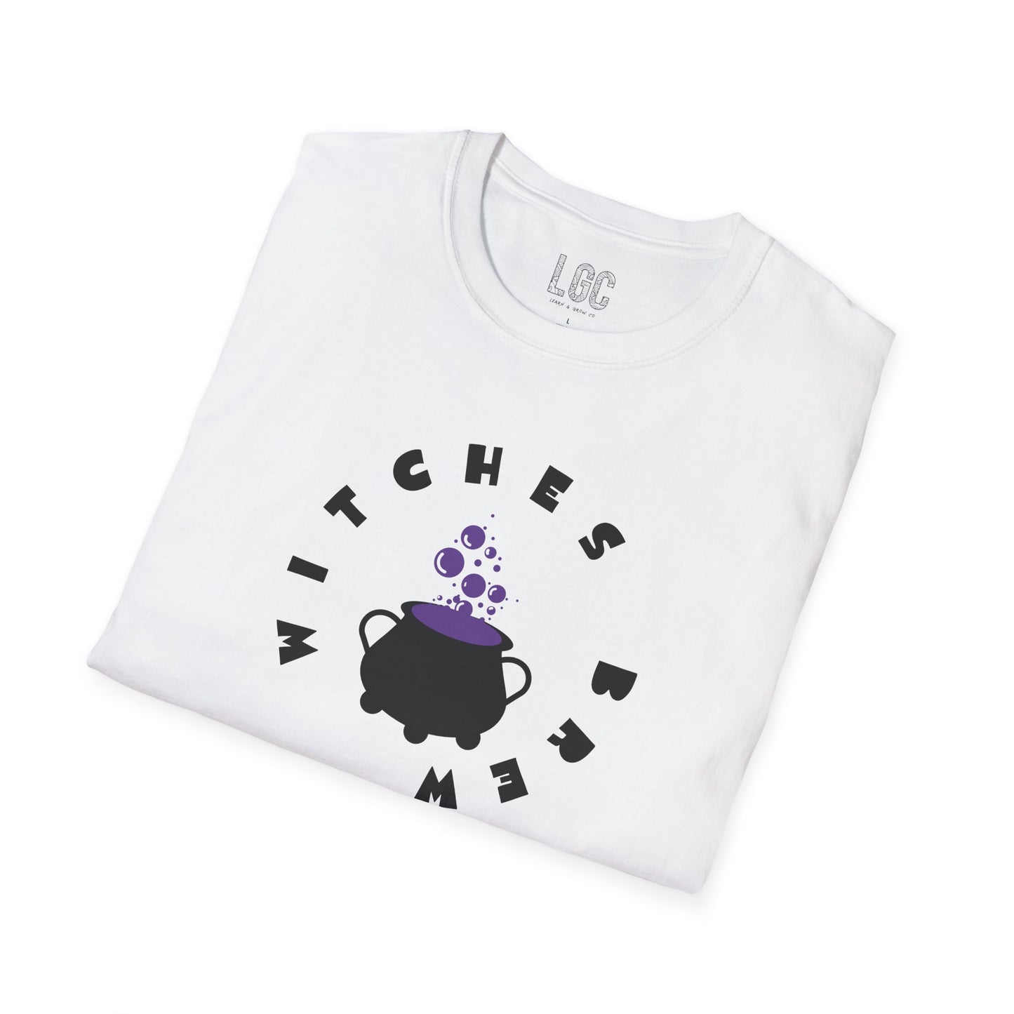 Fun Halloween Witches Brew Caldron T-Shirt for Parents with Cognitive Benefits for Baby