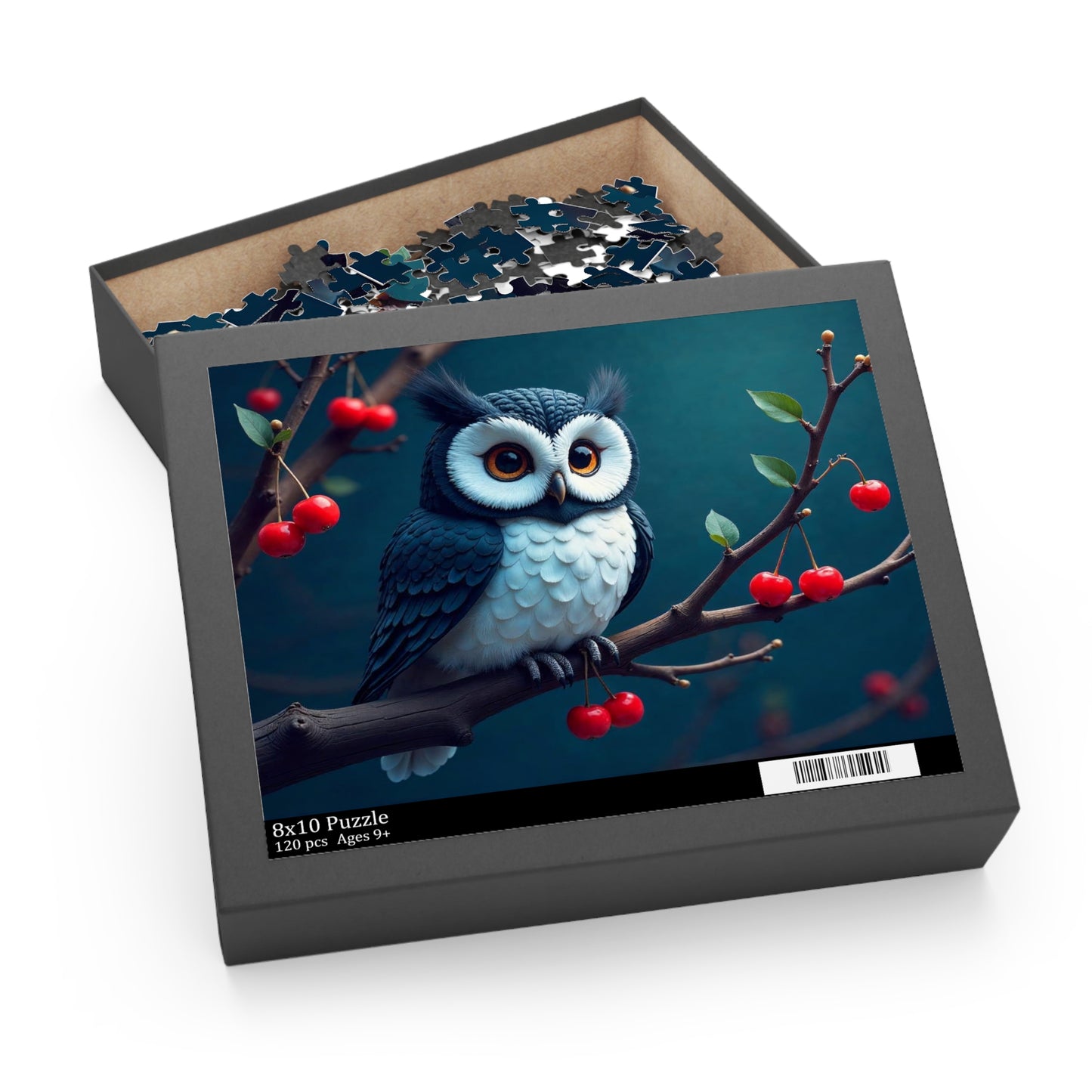 Charming Owl Puzzle - 120-Piece, Nature Lovers, Family Activity, Gift for Puzzle Enthusiasts, Kids and Adults Fun