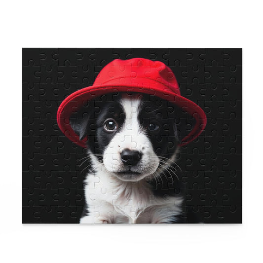 Adorable Puppy Puzzle - 120-Piece Dog Lover Gift, Fun Family Activity, Pet-Themed Entertainment, Ideal for Animal Lovers, Kids and Adults
