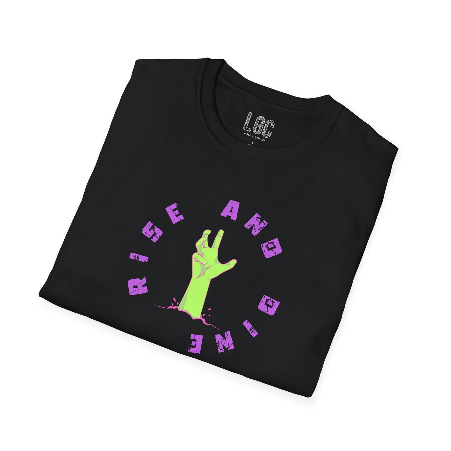 Rise and Dine - Zombie Halloween Fun Unisex T-Shirt