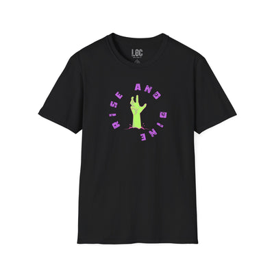 Rise and Dine - Zombie Halloween Fun Unisex T-Shirt
