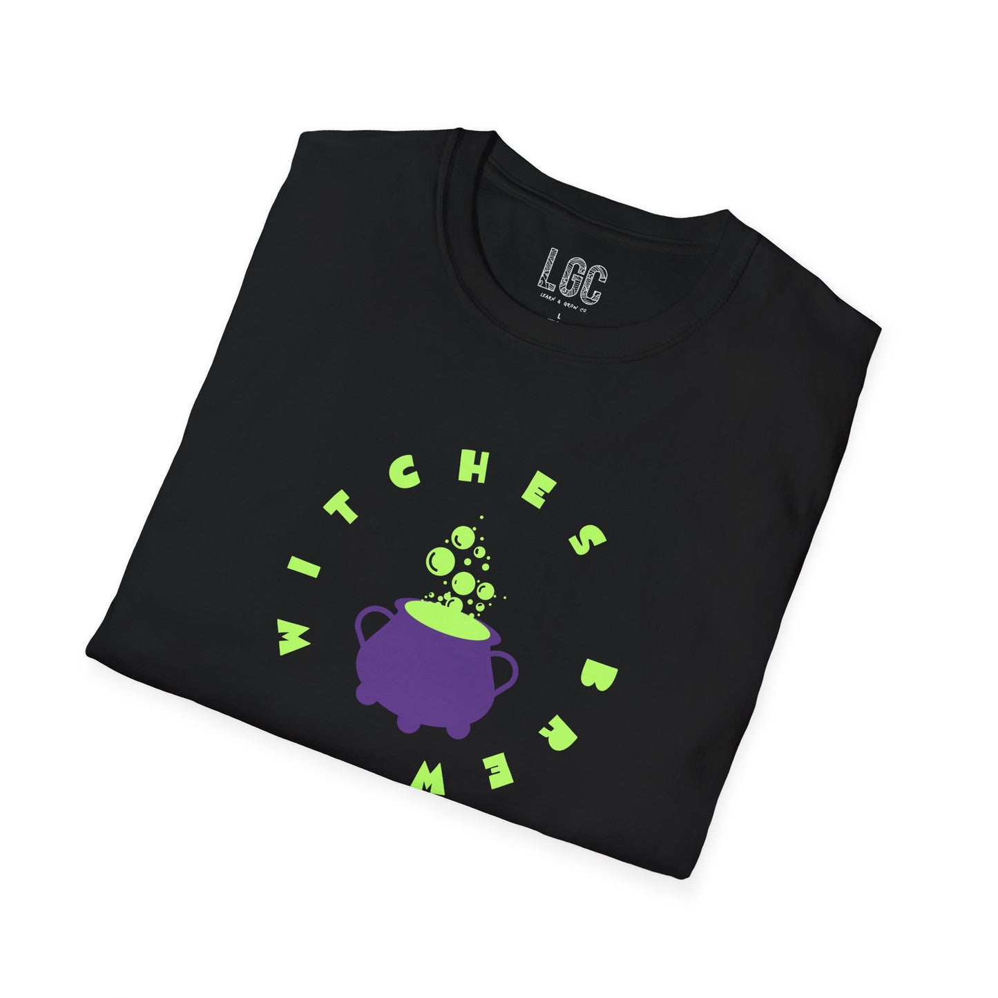 Fun Halloween Witches Brew Caldron T-Shirt for Parents with Cognitive Benefits for Baby