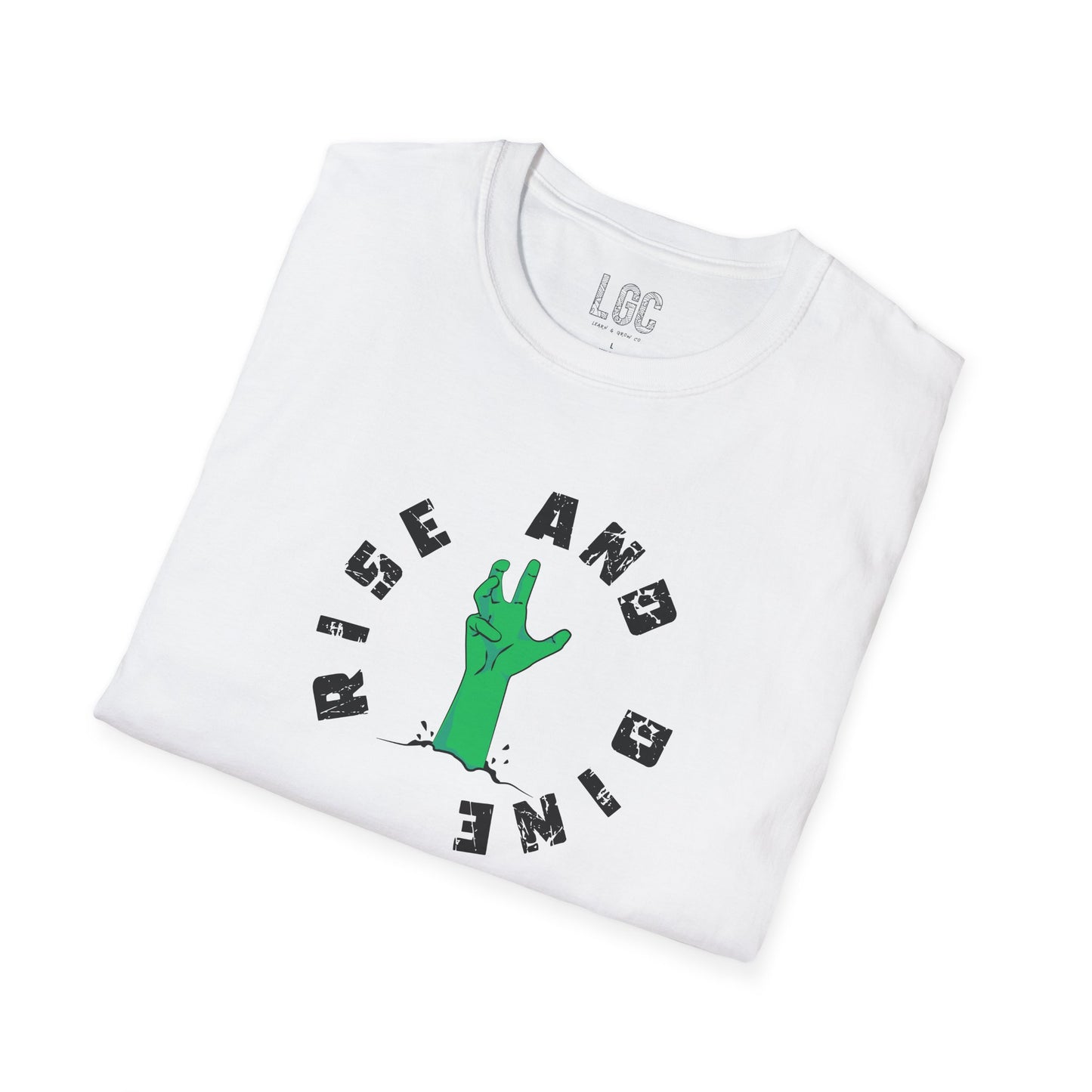 Rise and Dine - Zombie Halloween Fun Unisex T-Shirt
