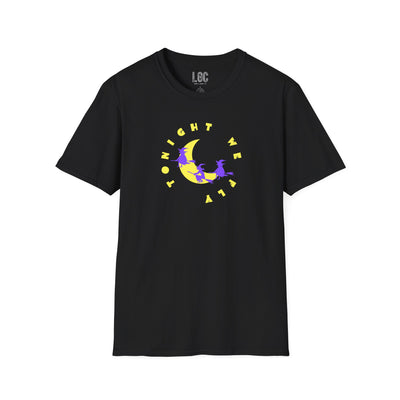 Tonight We Ride - Witch on Broomsticks Halloween Witches T-Shirt for Parents with Benefits for Baby