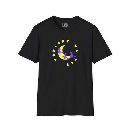 Tonight We Ride - Witch on Broomsticks Halloween Witches T-Shirt for Parents with Benefits for Baby