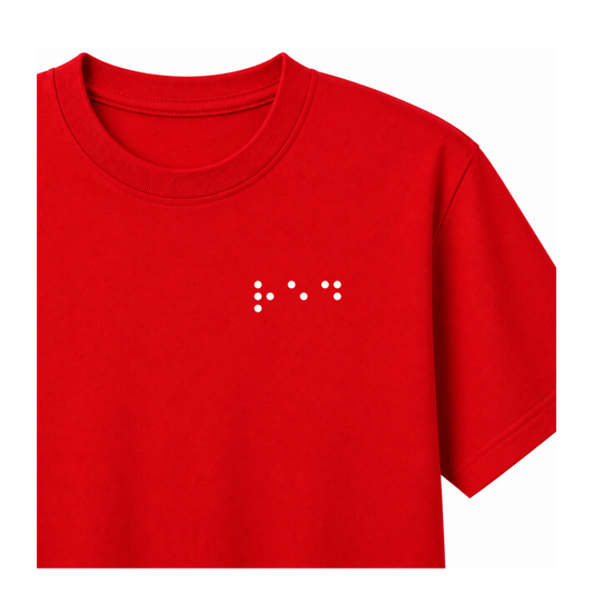 Red Braille T-Shirt