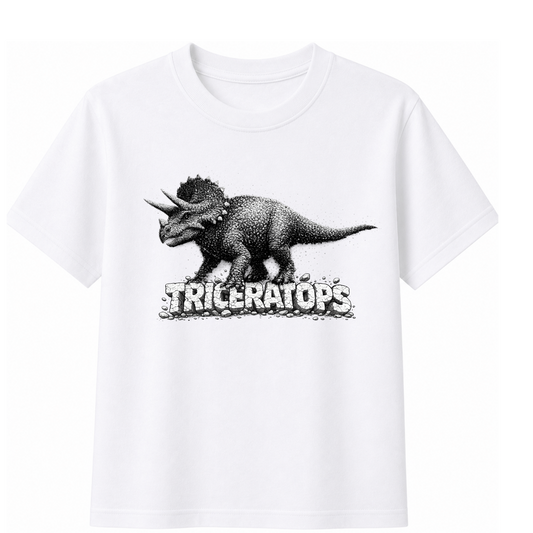 3D Touch Triceratops Dinosaur T-Shirt