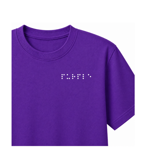 Purple Braille T-Shirt